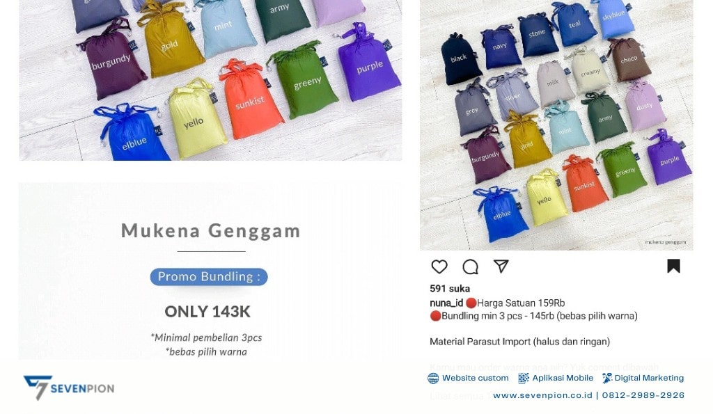 Contoh Cross Selling Produk Sejenis