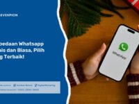 perbedaan whatsapp bisnis dan biasa