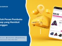 contoh pesan pembuka olshop